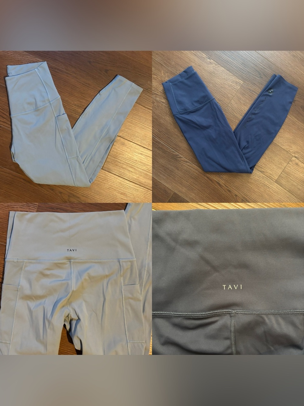 Pure Barre Tavi Active High Waisted Leggings Bundle (2 pairs of leggings)